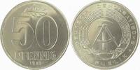     151282A~1.0a 50 Pfennig  DDR 1982A spgl. J1512 5,00 EUR Differenzbesteuert nach §25a UstG zzgl. Versand