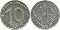 d 150752E~1.1a 10 Pfennig DDR 1952E prfr/st EA !!!! J1507