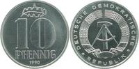     151090A~1.0a 10 Pfennig  DDR 1990A spgl. J1510 35,00 EUR Differenzbesteuert nach §25a UstG zzgl. Versand