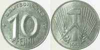d 150753E~2.0 10 Pfennig DDR 1953E vz J1507