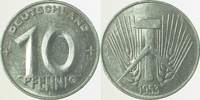 d  150753E~1.5c 10 Pfennig  DDR 1953E f.prfr/kl.Rf. J1507