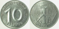d 150753E~1.5c 10 Pfennig DDR 1953E f.prfr/kl.Rf. J1507