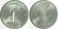 d 1.0 1 Pf 150148A~1.0 1 Pfennig DDR 1948A stgl./matt J1501