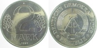     151689A~1.0a 2 Mark  DDR 1989A spgl. J1516 25,50 EUR Differenzbesteuert nach §25a UstG zzgl. Versand