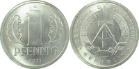 d 1.0 1 Pf 150877A~1.0 1 Pfennig DDR 1977A stgl./matt J1508