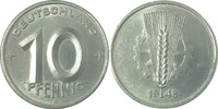     150348A~1.5 10 Pfennig  DDR 1948A vz/stgl. J1503 14,50 EUR Differenzbesteuert nach §25a UstG zzgl. Versand