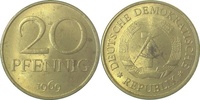 d  1511a69-~1.1 20Pfennig  DDR 1969- bfr/stgl./matt J1511a