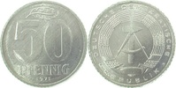 d  151271A~1.1 50 Pfennig  DDR 1971A bfr/stgl/matt J1512