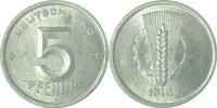 d 5 Pf 150248A~1.1P 5 Pfennig DDR 1948A bfr/st dopp. Jahreszahl !! J1502