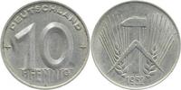     150752A~1.5 10 Pfennig  DDR 1952A vz/stgl. J1507 18,00 EUR Differenzbesteuert nach §25a UstG zzgl. Versand