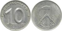 d 150752A~1.5 10 Pfennig DDR 1952A vz/stgl. J1507