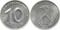 d 150753A~1.0 10 Pfennig DDR 1953A stgl./matt J1507