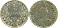  3.0 1/4 Rupie   JN72006J~  1906J ss bis ss/vz Bildseite geputzt JN 720 65,00 EUR Differenzbesteuert nach §25a UstG zzgl. Versand