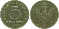 d 2.5 5 Pf JN60518F~2.5 5 Pfennig 1918F ss/vz JN 605