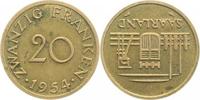     N80254-~2.5 20Franken 1954 ss/vz JN 802 4,00 EUR Differenzbesteuert nach §25a UstG zzgl. Versand