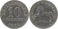 d JN03a18-~2.2 10 Pfennig Braunschweig 1918 f.vz JN03a