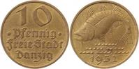 d JD1332-~2.5 10 Pfennig Danzig 1932 ss/vz JD13