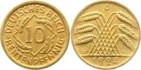 d 30924D~1.8 10 Pfennig 1924D vz/prfr. J 309