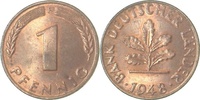  1.0 1 Pf   37648F~1.0 1 Pfennig  1948F stgl J 376 38,00 EUR Differenzbesteuert nach §25a UstG zzgl. Versand
