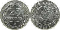 d 01812J~1.1 25 Pfennig 1912J prfr/stgl J 018