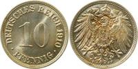 d  013n10F~1.1 10 Pfennig  1910F prfr/stgl.!! J 013