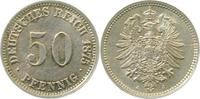 d  00775J~1.5b 50 Pfennig  1875J f.prfr Licht. Prägung !!!! J 007