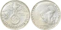 d 2.2 2 RM 36636G~2.2 2 Reichsmark Hindenburg 1936G f.vz!! J 366