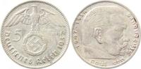 d 2.0 5 RM 36737E~2.0 5 Reichsmark Hindenburg 1937E vz J 367