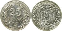     01812D~1.5b 25 Pfennig  1912D f.prfr. kl. Kratzer J 018 15,00 EUR Differenzbesteuert nach §25a UstG zzgl. Versand