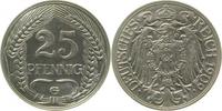 d 01809G~1.2 25 Pfennig 1909G prfr. J 018