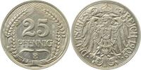 d 01809E~1.5 25 Pfennig 1909E f.prfr. J 018
