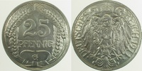 d 01811G~1.5 25 Pfennig 1911G f.prfr. J 018