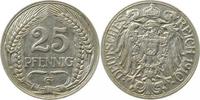 d 01810G~2.2 25 Pfennig 1910G f.vz J 018