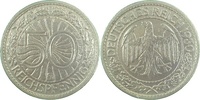 d 32430J~2.5 50 Pfennig 1930J ss/vz J 324