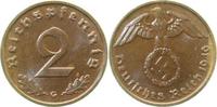  1.2 2 Pf   36240G~1.2 2 Pfennig  1940G f.stgl /leichte Patina J 362 185,00 EUR Differenzbesteuert nach §25a UstG zzgl. Versand