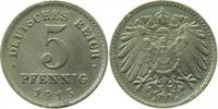 d 1.5 5 Pf 29715D~1.5 5 Pfennig 1915D uncirculiert vz/st J 297