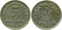 d 1.5 5 Pf 29720E~1.5 5 Pfennig 1920E vz/stgl !! J 297