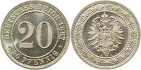 d 00687A~1.3a 20Pfennig 1887A prfr /f.prfr EA !!! Super Stück J 006