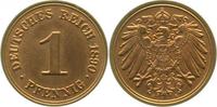 d 1 Pf 01090A~1.1a 1 Pfennig 1890A prf/stgl EA !!!!!! J 010
