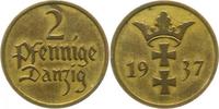 d 1.7 2 Pf JD0337-~1.7 2 Pfennig Danzig 1937 vz+ JD03