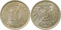     013n00A~1.1 10 Pfennig  1900A prfr/st.herrl. Patina!! J 013 48,00 EUR Differenzbesteuert nach §25a UstG zzgl. Versand