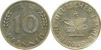 d 37849J~0.0b 10 Pfennig 1949J BDL PP.....250 Exemplare etwas fleckig J 378