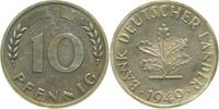     37849J~0.0b 10 Pfennig  1949J BDL PP.....250 Exemplare  etwas flecki... 70,00 EUR Differenzbesteuert nach §25a UstG zzgl. Versand