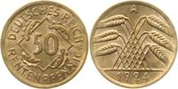 d 31024A~1.1b 50 Pfennig 1924A prfr/st!! starke Lichtenrader Prägung !!! J 310