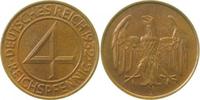 d 4 Pf 31532A~1.0a 4 Pfennig 1932A stgl !! Patina, PP ähnlich !!!! J 315