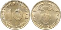 d 36436G~1.5b 10 Pfennig 1936G vz/stgl, kleiner Fleck J 364