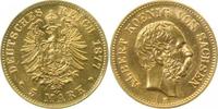 d 1.3 5 Mark 26077E~ Sachsen, Albert 1877E f.prfr/f.stgl !!! 260