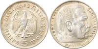 d 1.5 5 RM 36035F~1.5 5 Reichsmark Hindenburg 1935F vz/st J 360