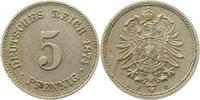 d 2.5 5 Pf 00374F~2.5 5 Pfennig 1874F ss/vz J 003