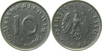     37144G~1.5b 10 Pfennig  1944G vz/stgl minimale Löcherchen J 371 11,00 EUR Differenzbesteuert nach §25a UstG zzgl. Versand